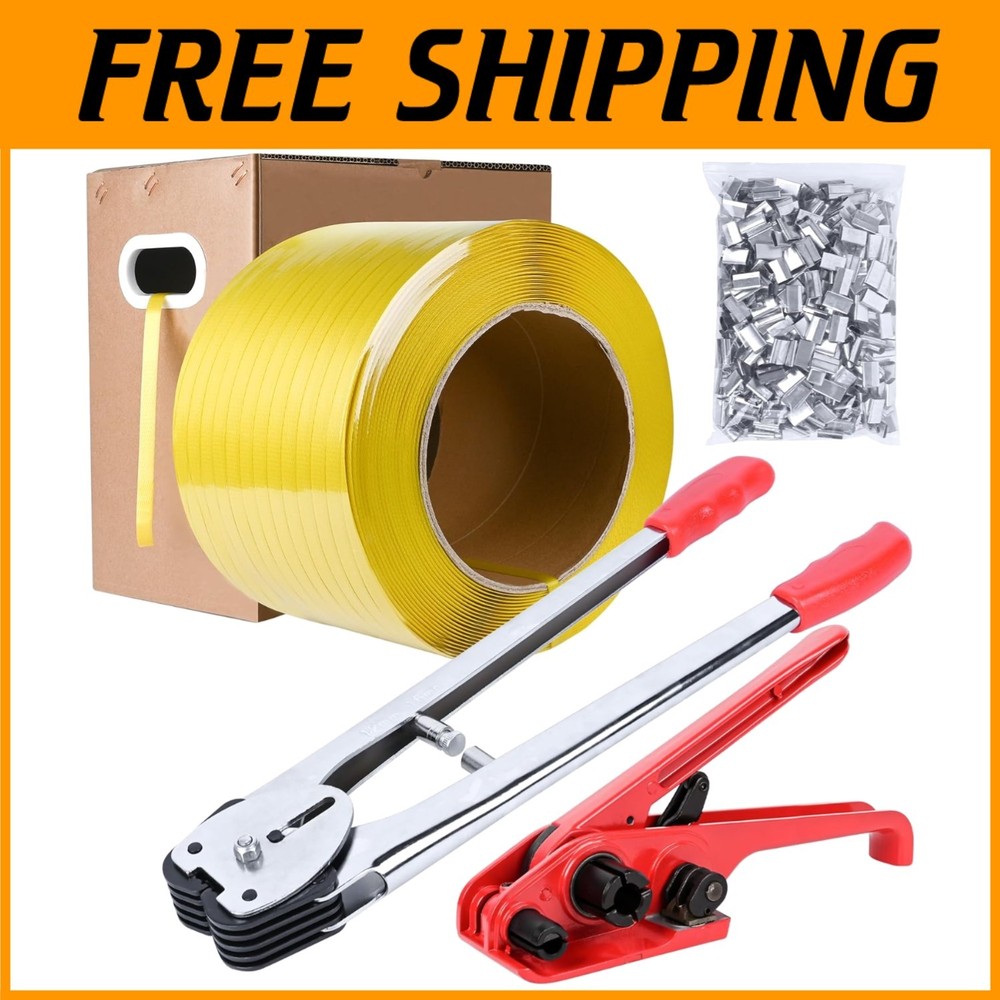 Red Packaging Strapping Bundle for Pallets & Logistics