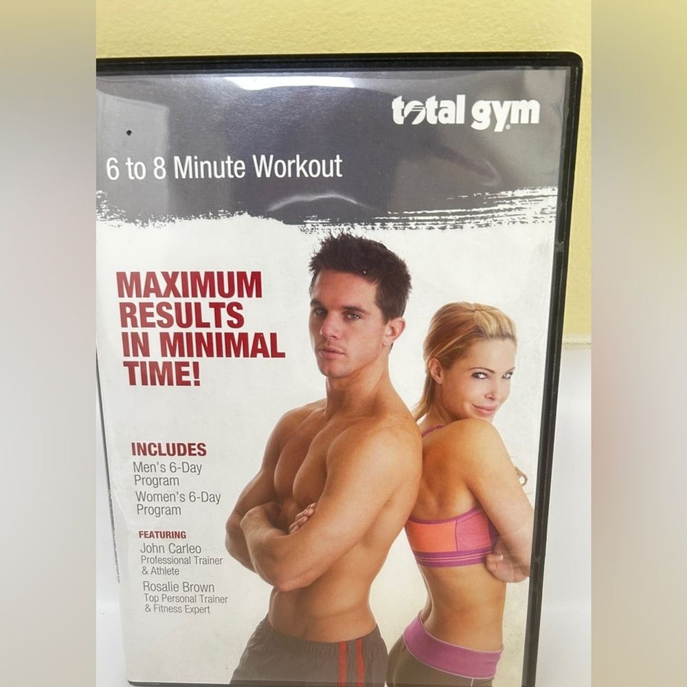 7 Total Gym workout training DVD’s