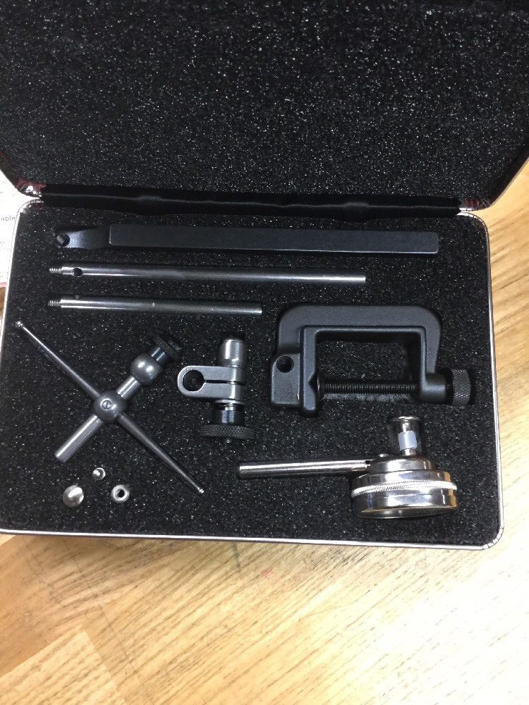 Starrett 196A1Z Dial Test Indicator Kit Universal Back Plunger w/ case USA