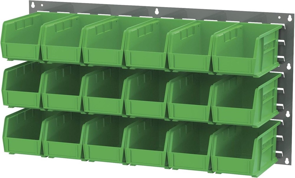 Customized Garage Tool Storage Solution with Heavy-Duty 36" Louvered Panel Grey