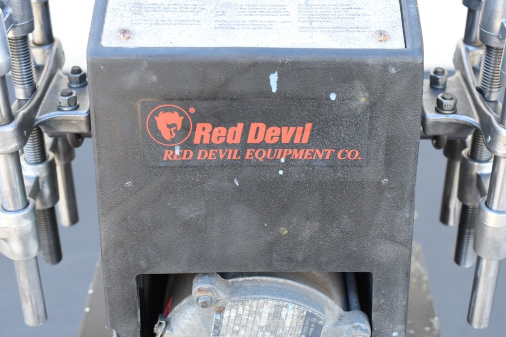 Red Devil Paint Shaker, Twin Arm, Explosion Proof with stand