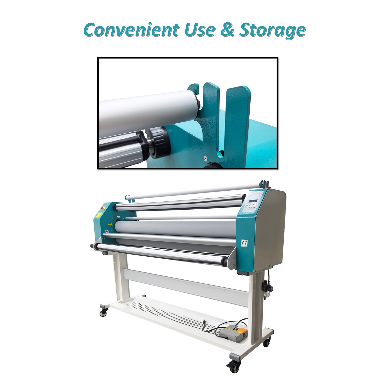 64 inch Fully Automatic Pneumatic Single-sided Laminating Machine Office 110V