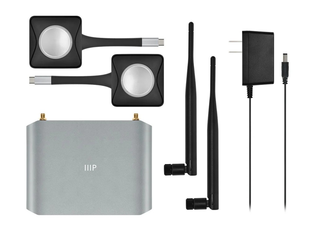 Monoprice One-Click USB-C Wireless Presenter 4K Conference Presentation System