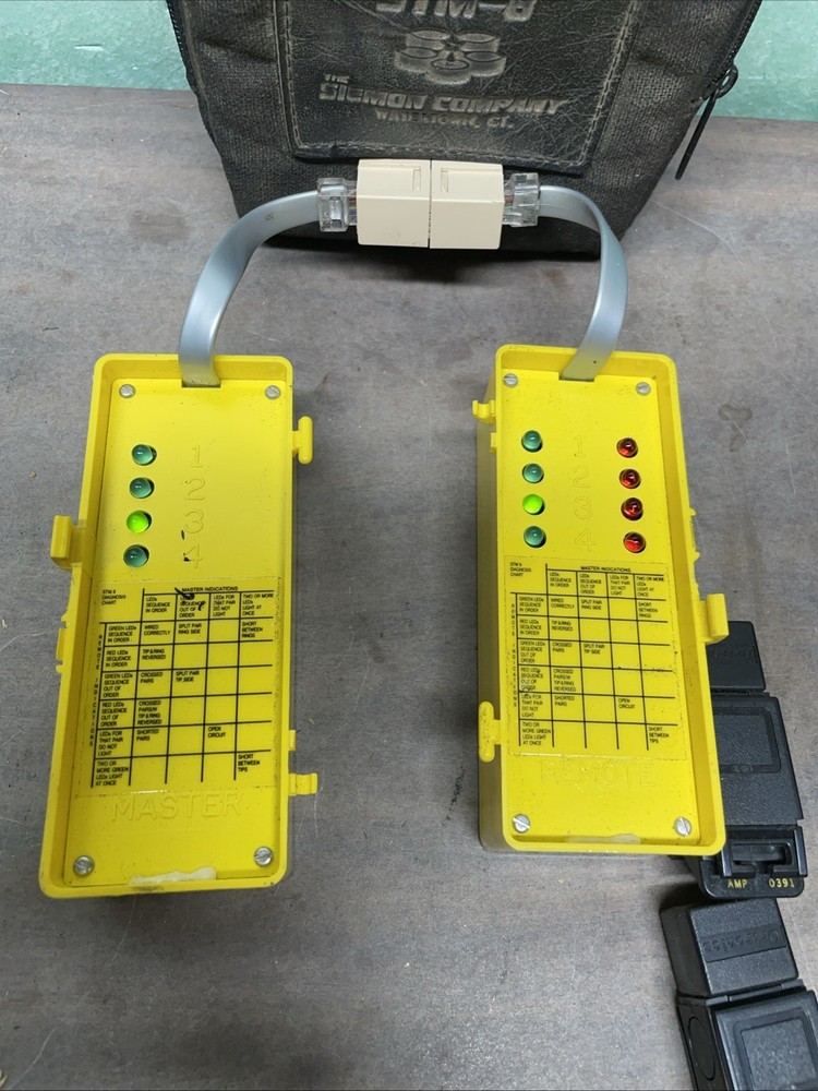 Siemon Test Module STM-8.RJ45 LAN Network Cable Tester CAT 5