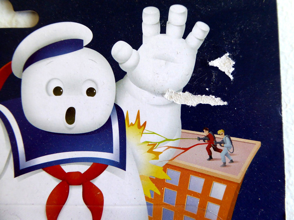 Billy Bryan Signed Stay Puft Marshmallow Man Figure Auto, Ghostbusters, JSA COA