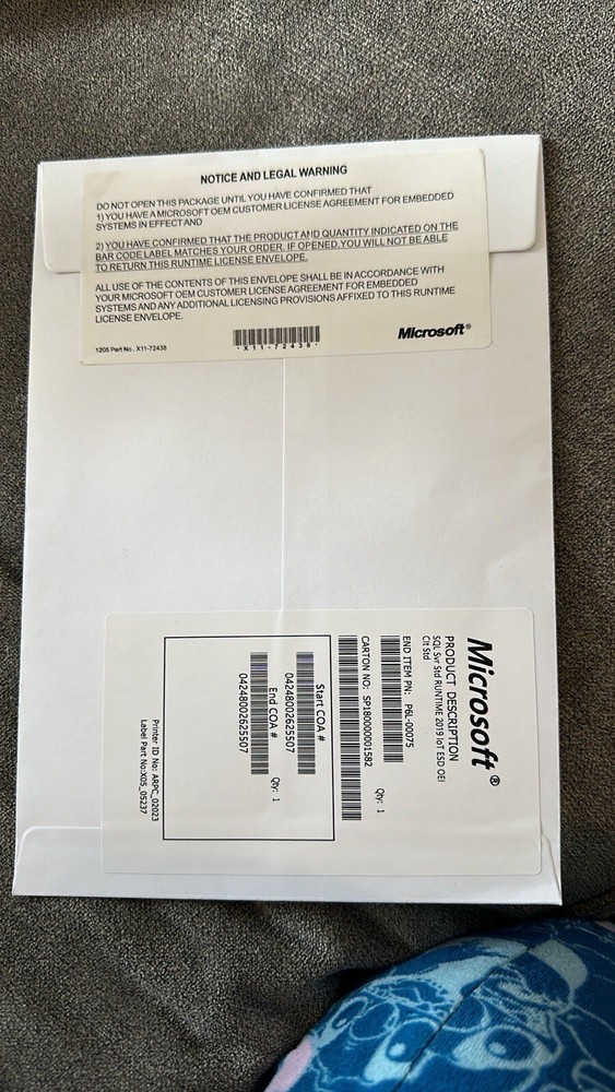 SQL SERVER 2019 STD 24 Core + Ultimited CALS