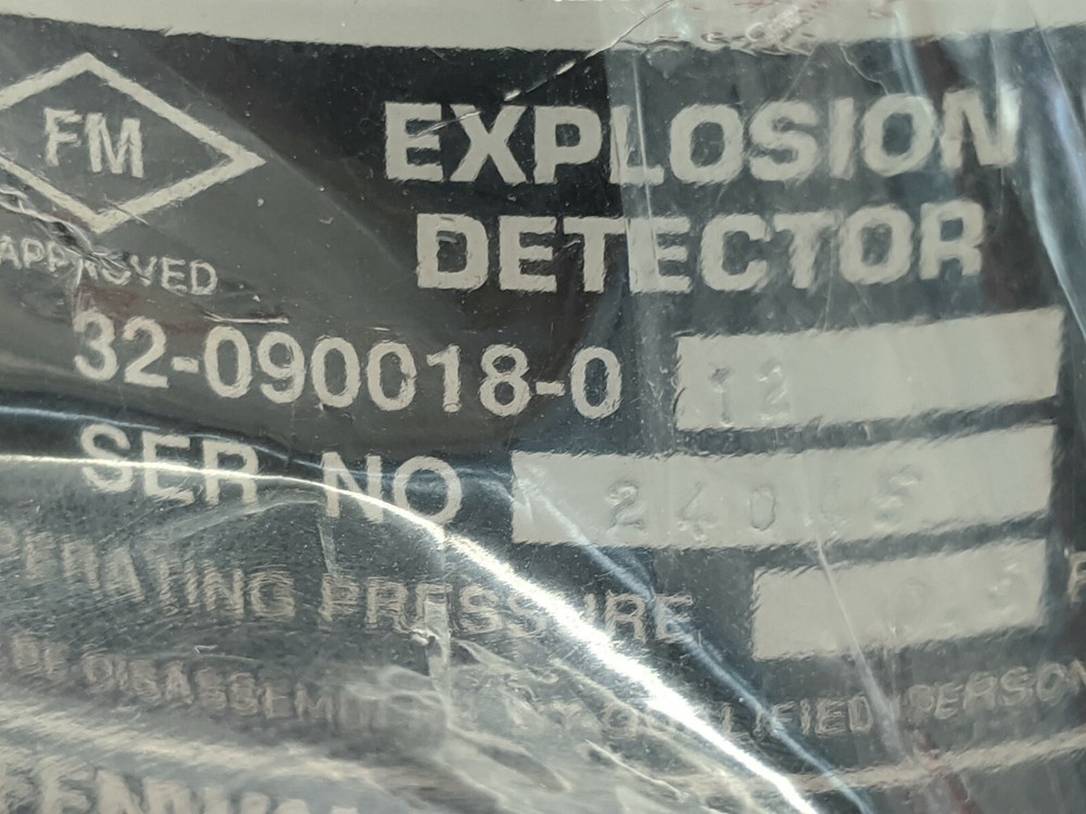 Fenwal 32-090018-012 Explosion Detector Static Pressure