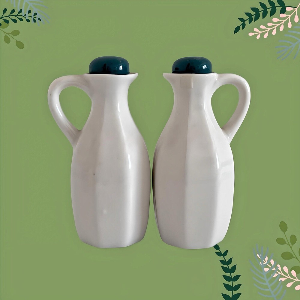 Vintage 5 Piece Ceramic Condiment Set