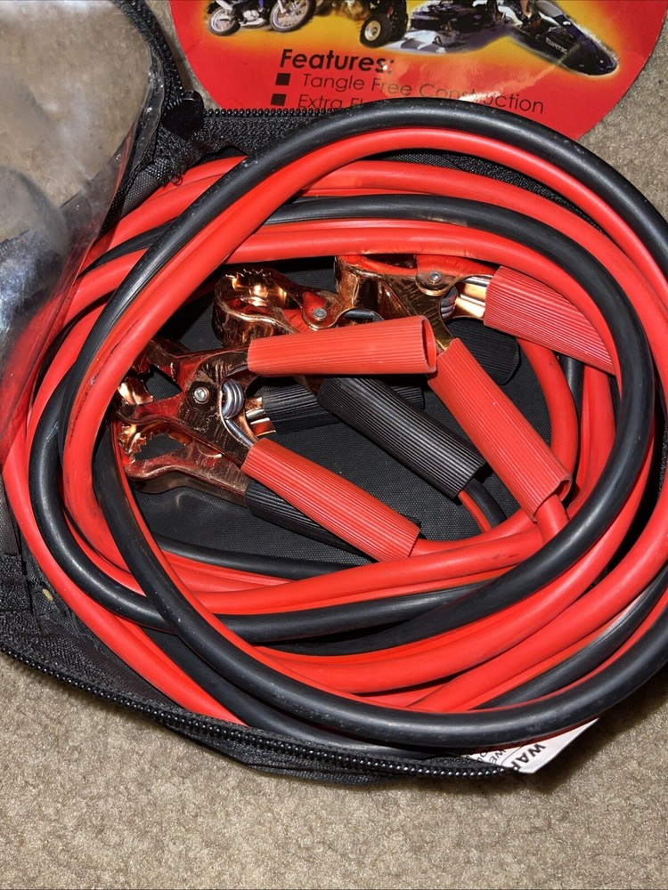 SunElectric 10 Ft. 10 Gauge Small Engine Booster Cable Set - Practically New