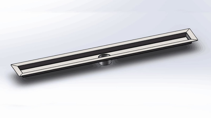 Linear Shower Drain Invisible Tile Insert Design by Serene Drains