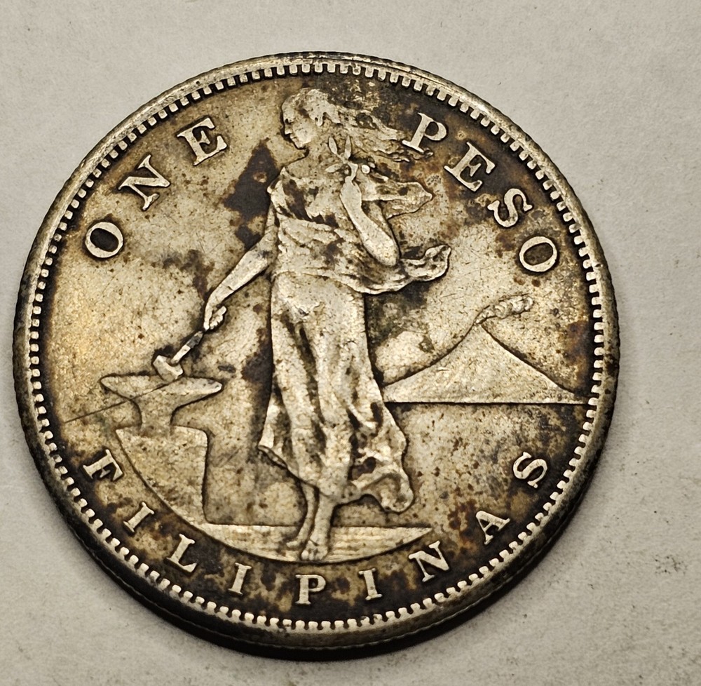 PHILIPINAS 1 PISO 1909 SILVER