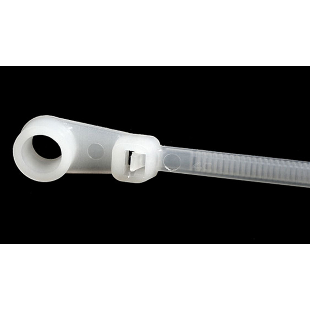 StarTech TCV155 Cable Ties - 6" Screw Mount Nylon White (100 Pack)