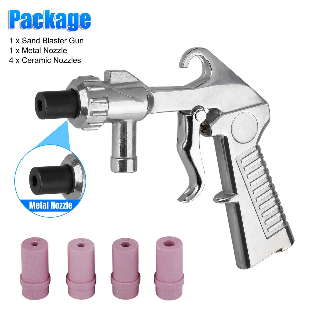 Sandblaster Air Cleaning Sandblasting Kit Sand Blaster Nozzle Pneumatic Tool