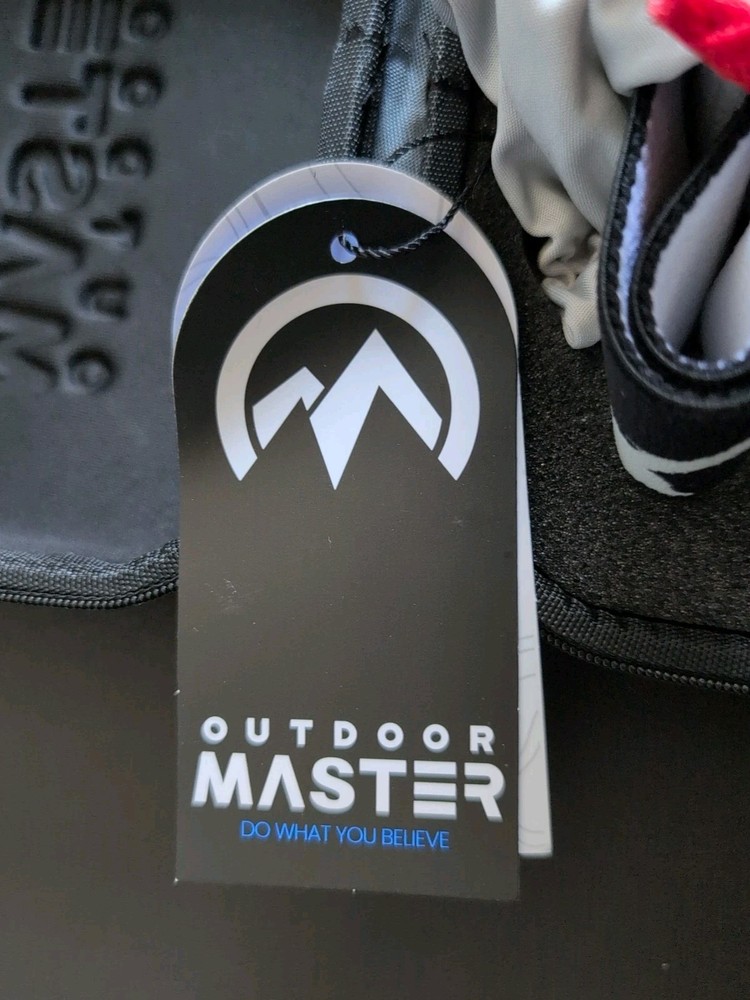 NWT OutdoorMaster Ski Snowboard Folding Goggles Black Frame Adjustable Strap