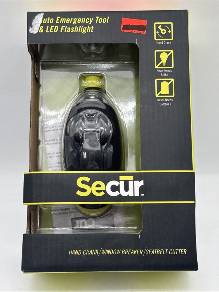 Secur SP-4000 AUTOMOBILE EMERGENCY TOOL & LED FLASHLIGHT
