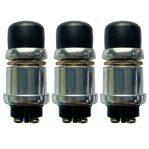 Push Button Momentary Starter Switch,  Heavy Duty Momentary Switch for Black