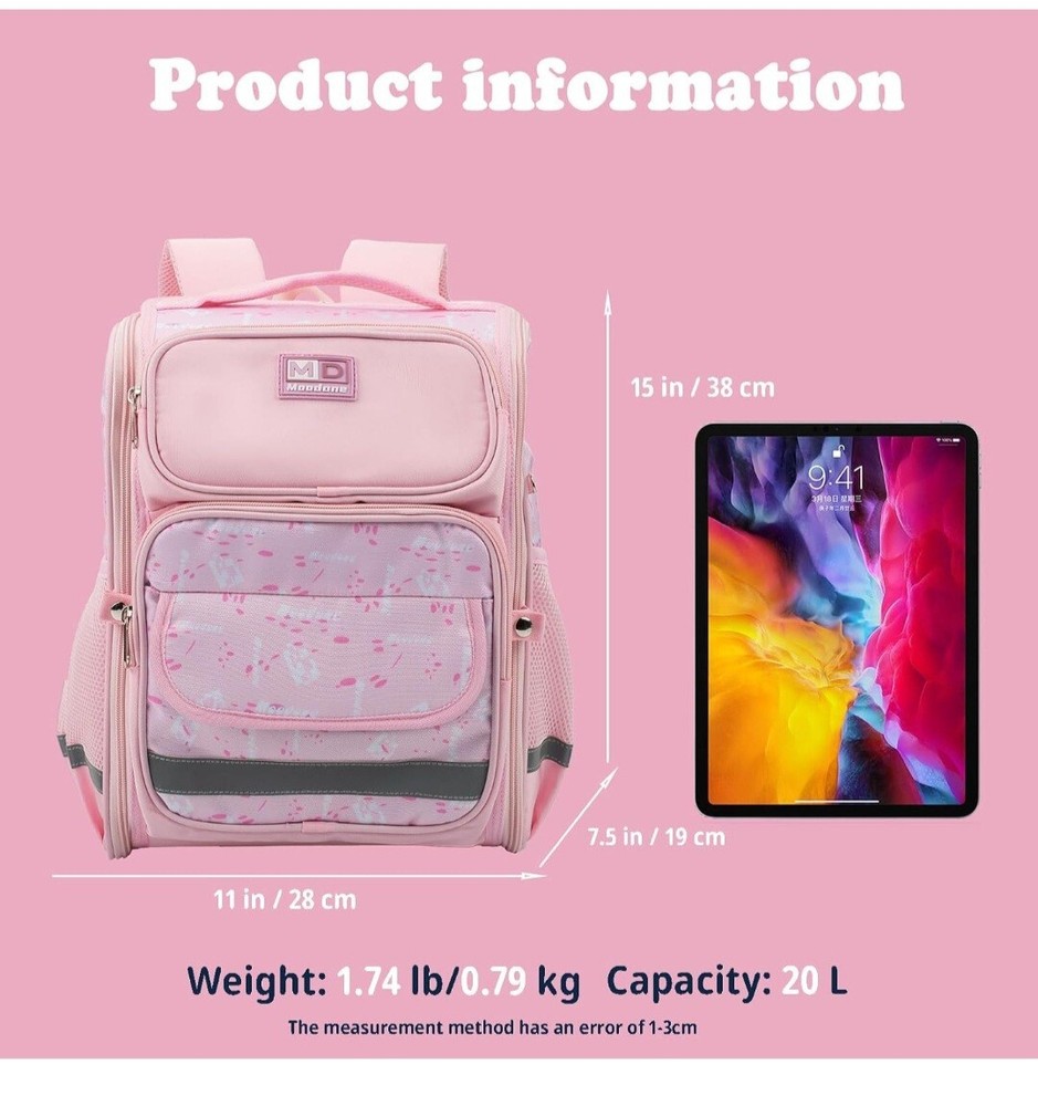 MOODONE Kids Backpack