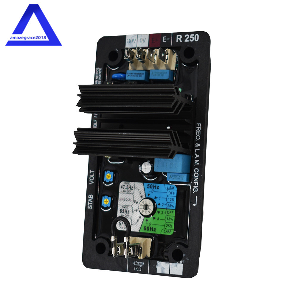 AVR R250 Automatic Voltage Regulator Controls Module Card For Leroy Somer