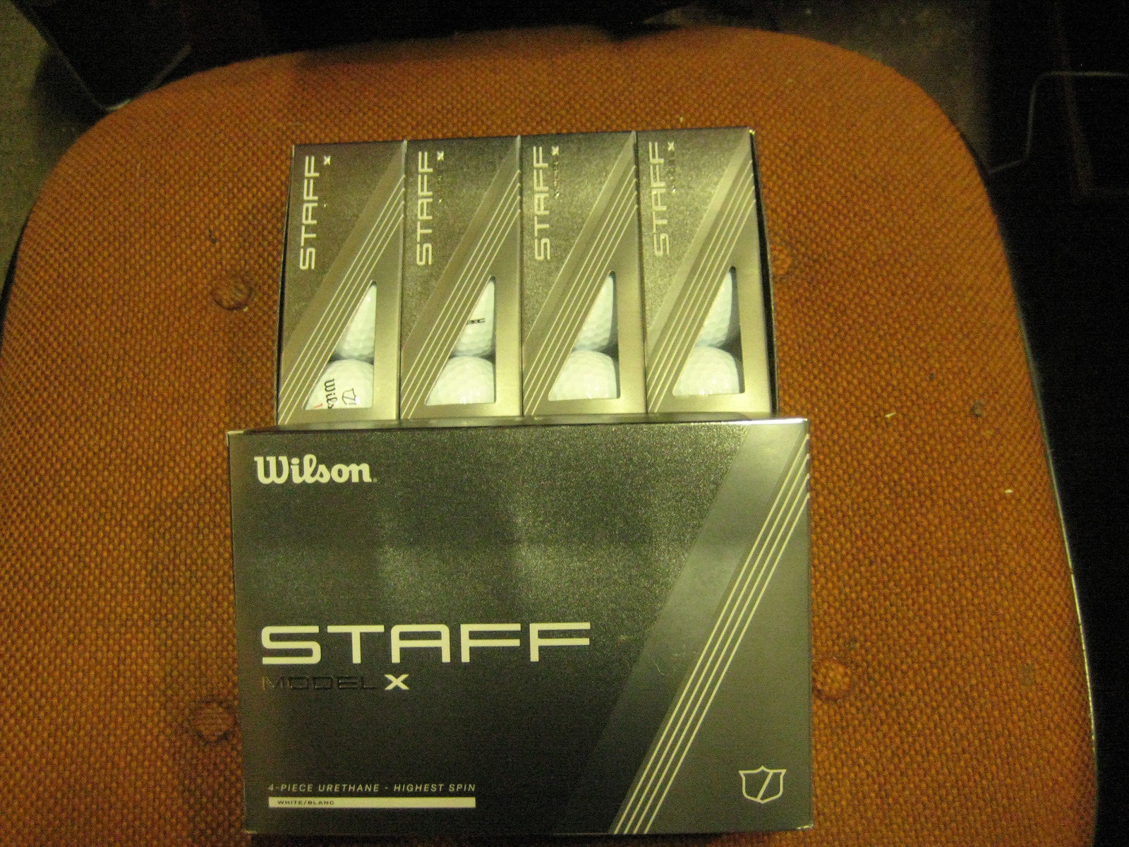 1 dozen BRAND NEW 2024 Wilson Staff Model X  golf balls 4 piece  White Urethane