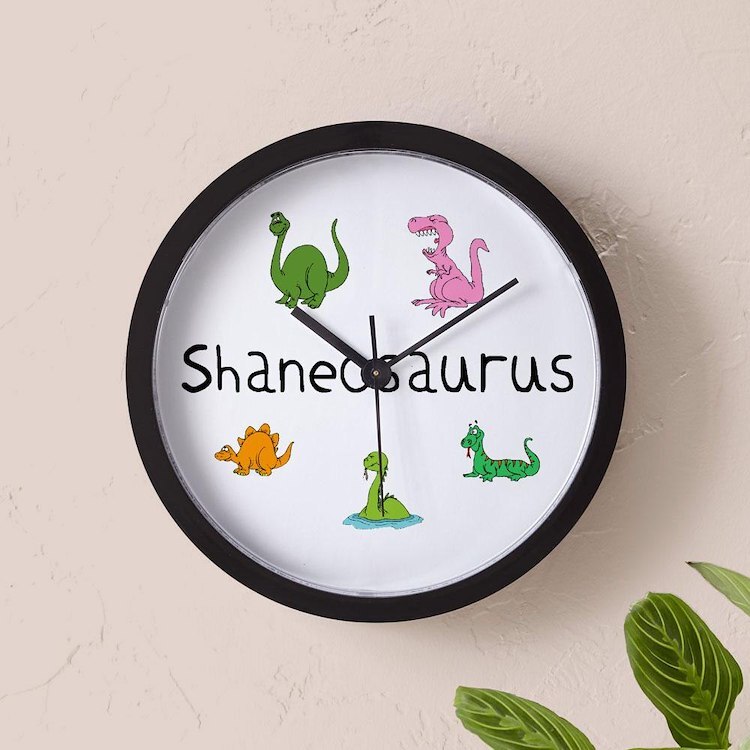 CafePress Shaneosaurus 10" Wall Clock (117593896)