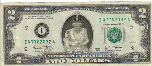 Queen Elizabeth $2 Dollar Bill Mint! Rare! $1