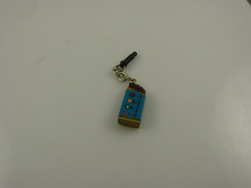 Dylans's candy bar cell phone charm ear cap dust plug