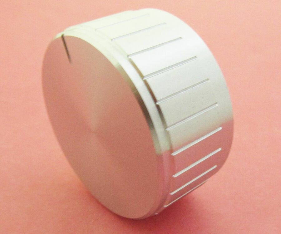 5pcs Knobs Aluminum Metal Silver High Quality with shaf