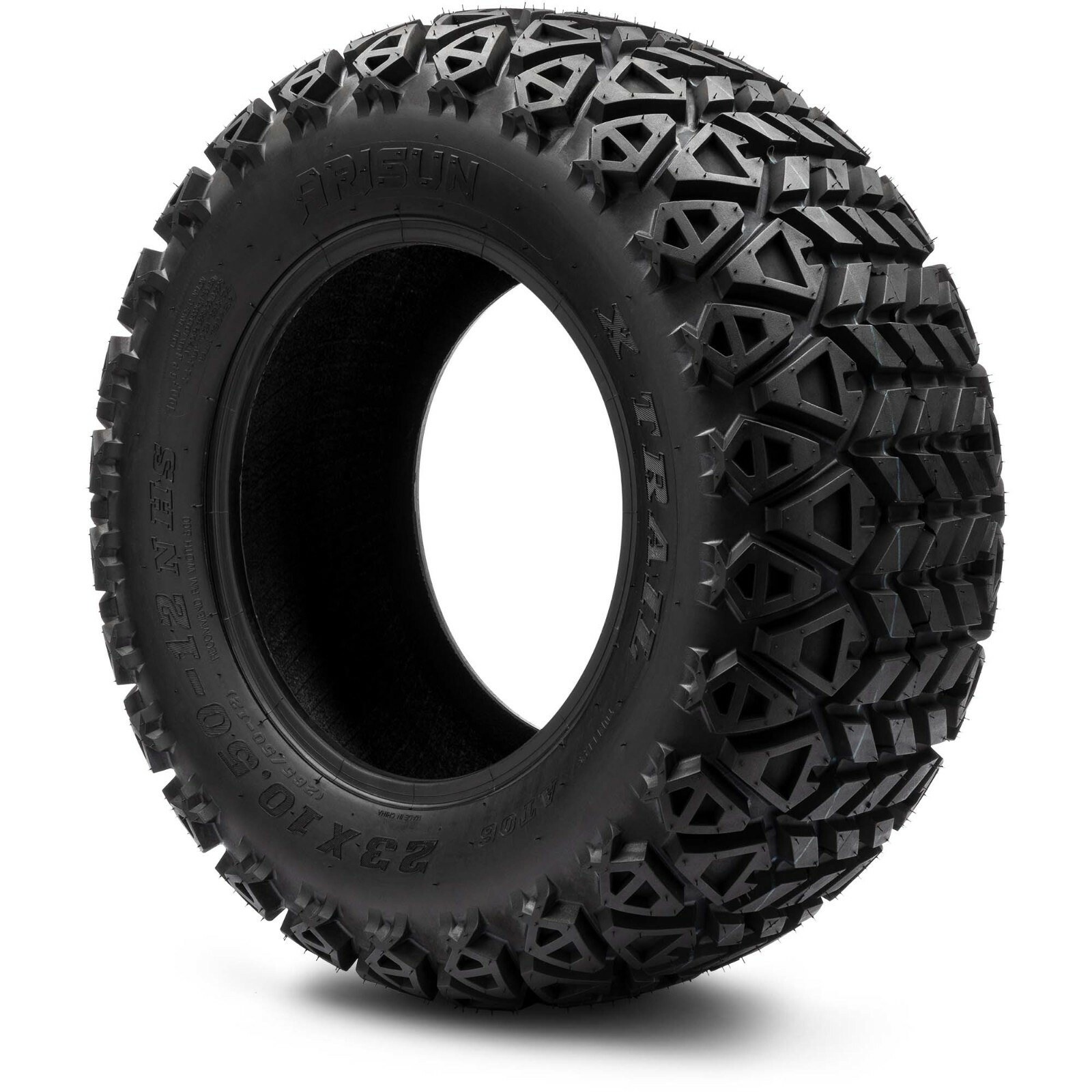 Arisun 23x10.5-12 DOT All-Terrain Tire for Golf Carts & ATV (6 Ply Rating)