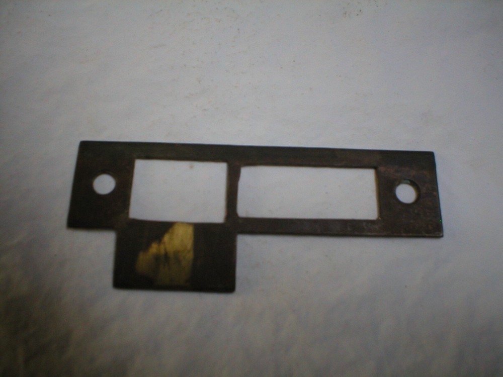 Antique Large Solid Brass Striker Plate