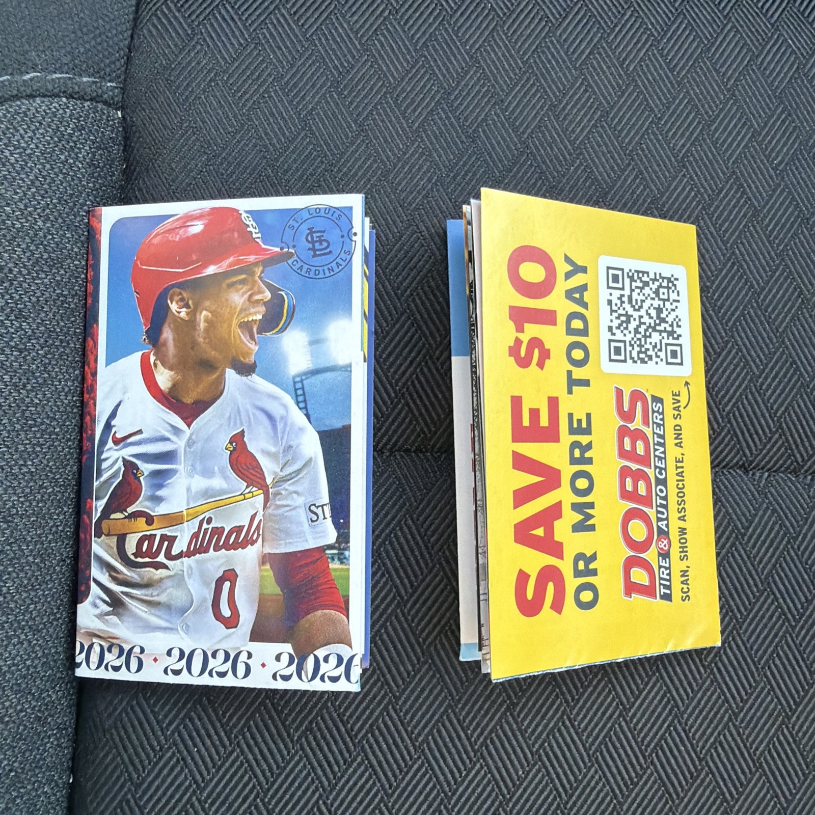 2026 St. Louis Cardinals Pocket Schedule. Two. Masyn Winn.