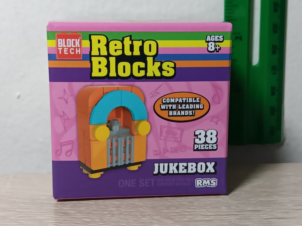 *FREE SHIP* DINER JUKEBOX Retro Blocks Block Tech Building Blocks Brick Set