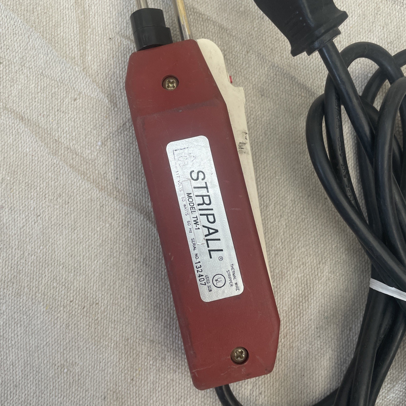 Teledyne Stripall Model TW-1 Thermal Electric Wire Stripper #B5