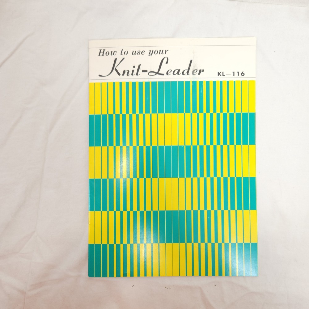 Brother Knitleader KL-116 For Knitting Machine Instuction Manual