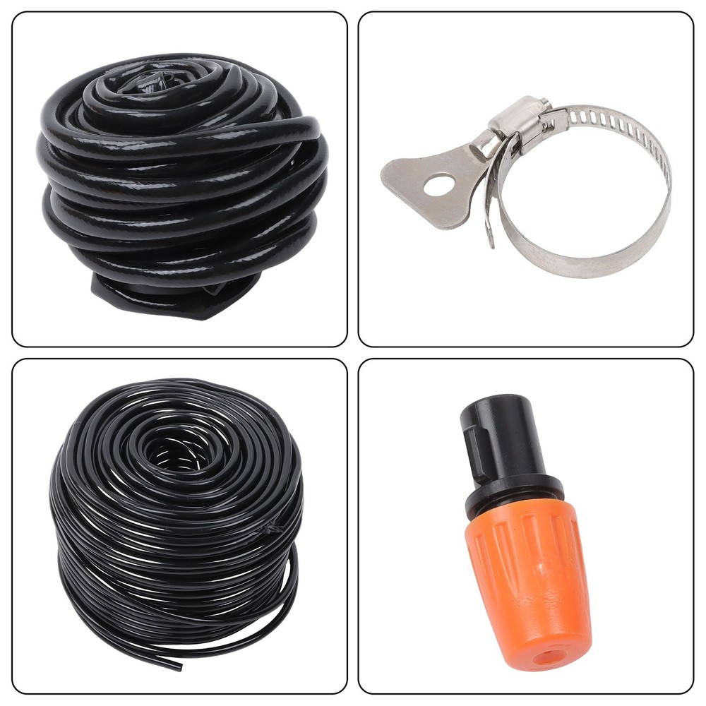 265 FT Drip Irrigation System Kit, 163pc Automatic Garden Watering Misting