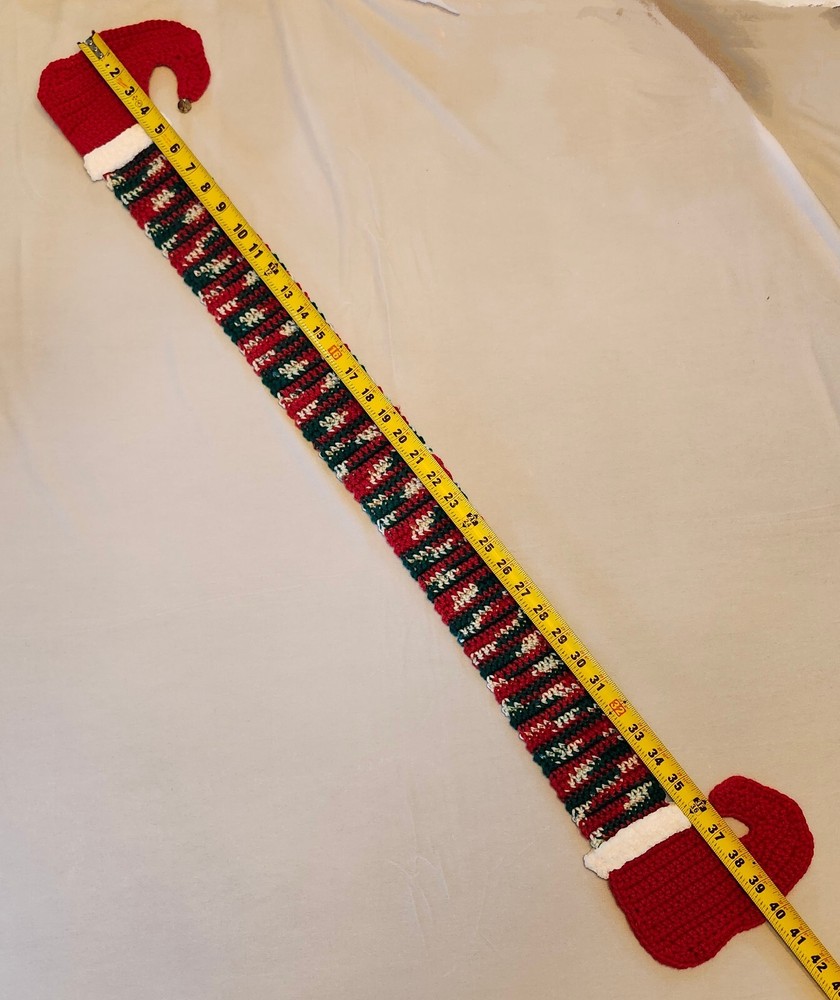 Handmade Crocheted Elf Legs Scarf
