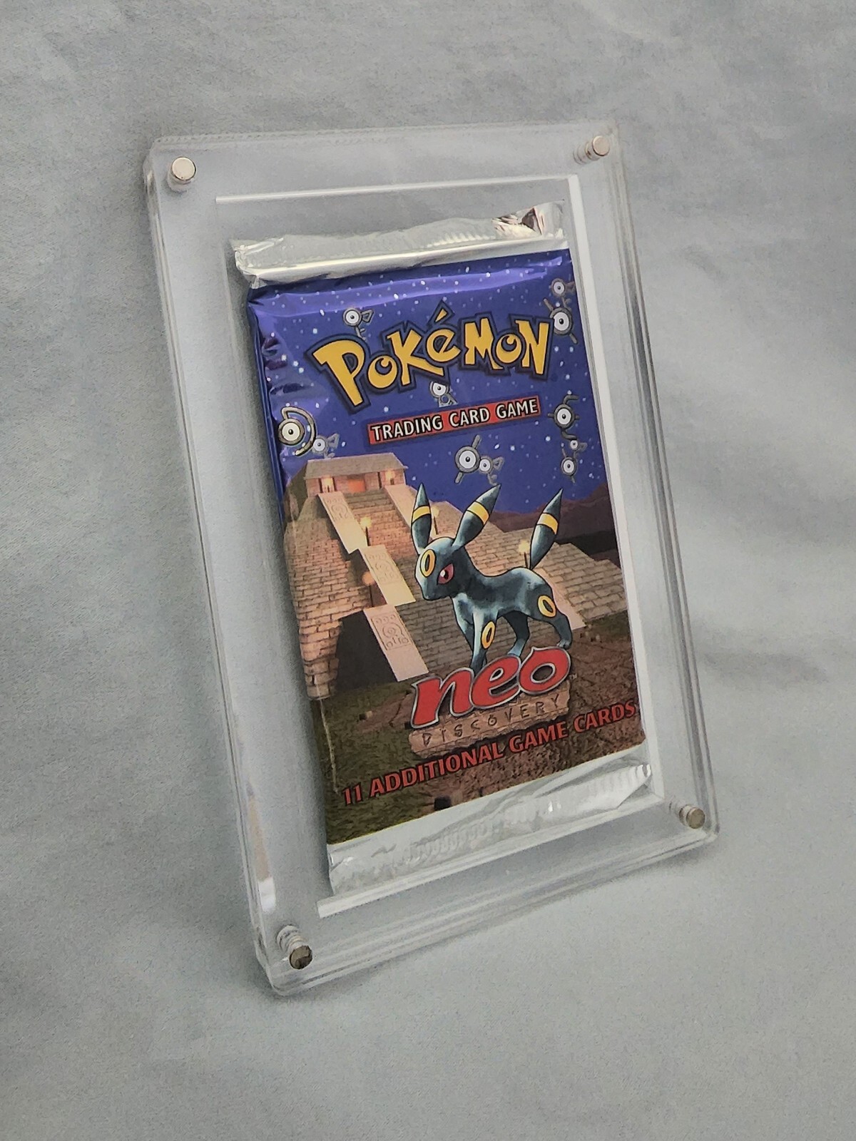 Pokemon  Booster Pack Acrylic Case! Fully Magnetic Closure!