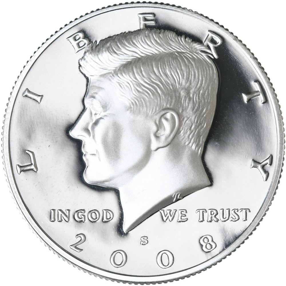 2008 S Kennedy Half Dollar Gem DCam Proof 90% Silver