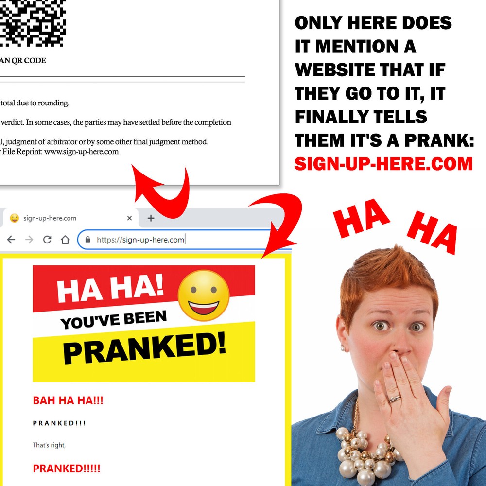 Prank Fake Court Jester Gag Documents Packet Sent Anonymously!