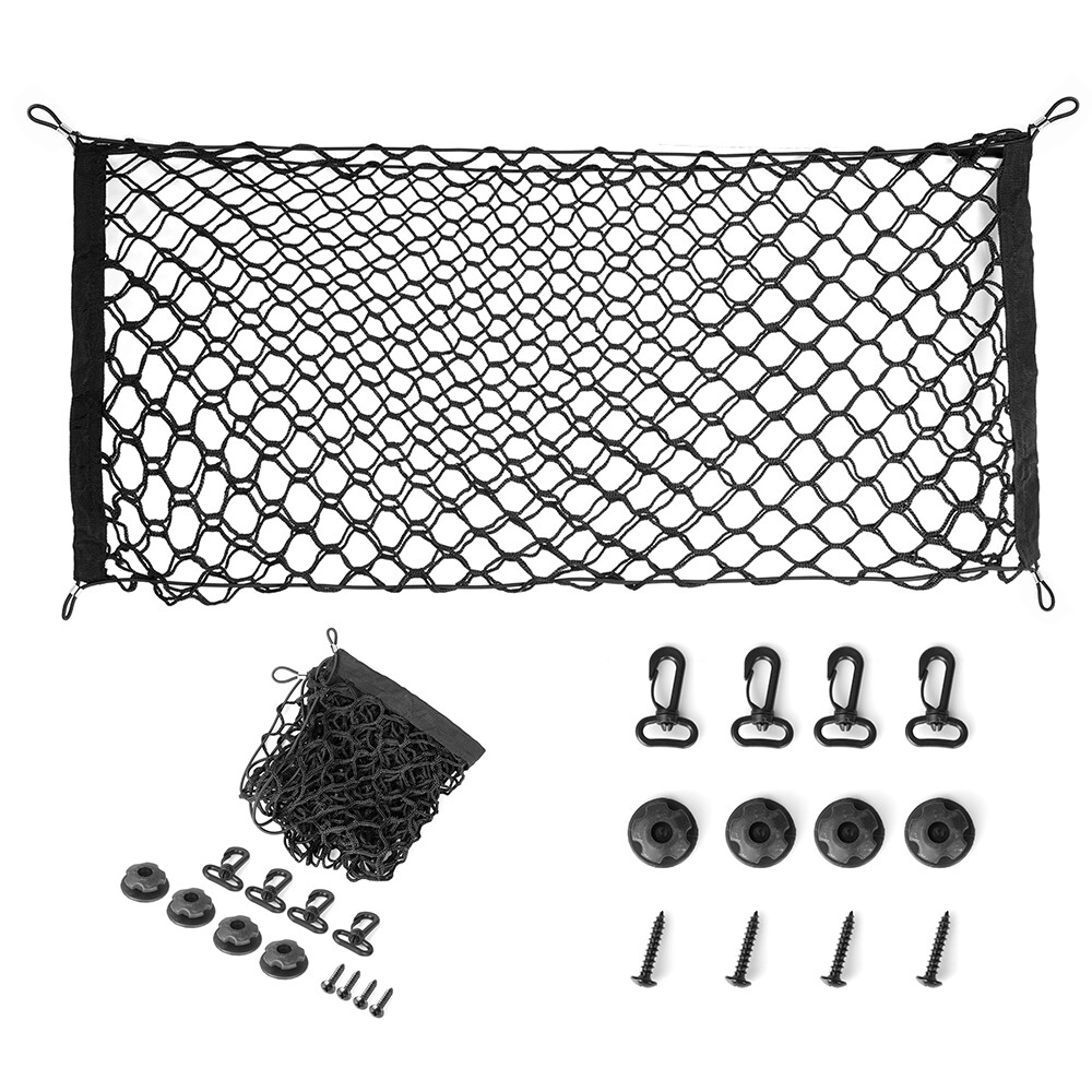 Rear Trunk Envelope Style Mesh Web Cargo Net for DODGE CHALLENGER 2008-2022