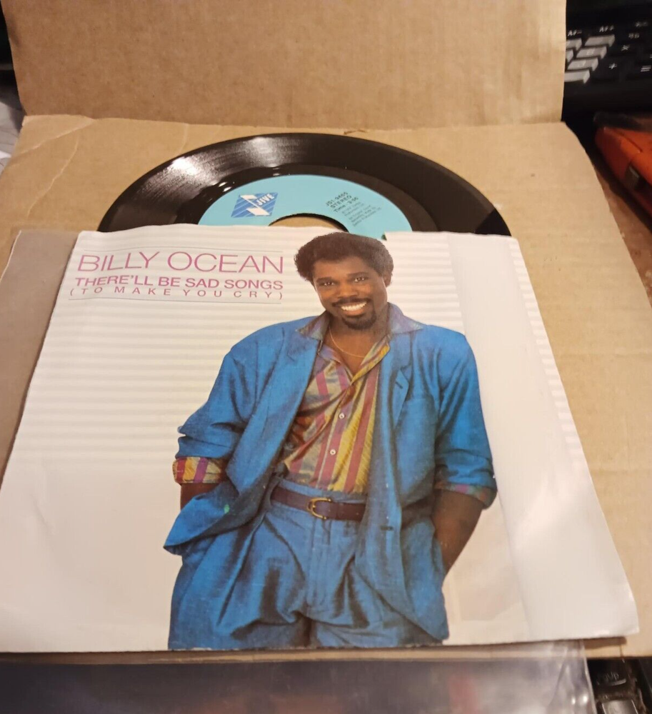 BILLY OCEAN THERE'LL BE SAD SONGS 45 RECORD NOT LP