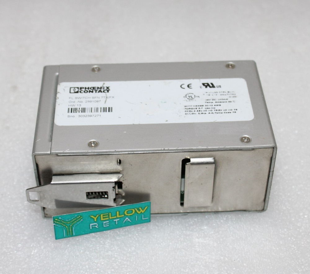 PHOENIX CONTACT FL SWITCH SFN 7TX/FX ETHERNET SWITCH 2891097