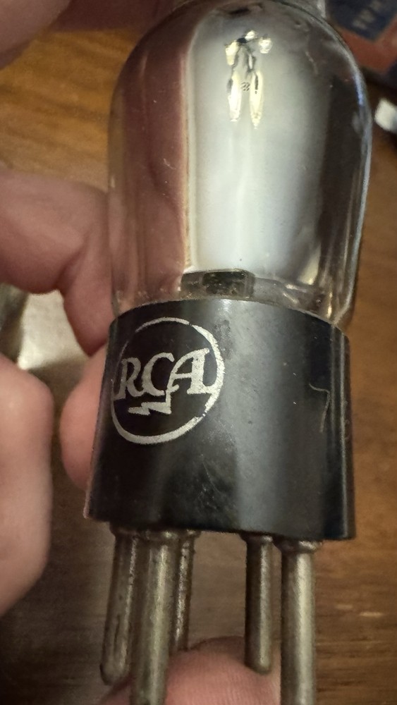 3- NOS Type 76 VT-76 Black Plates RCA Cunningham Usn 76