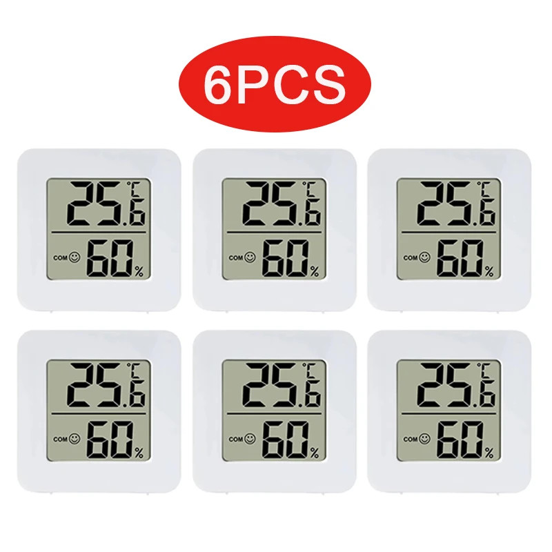 6-10pcs Digital Thermometer Hygrometer Indoor Mini Temperature LCD Electronic Mo