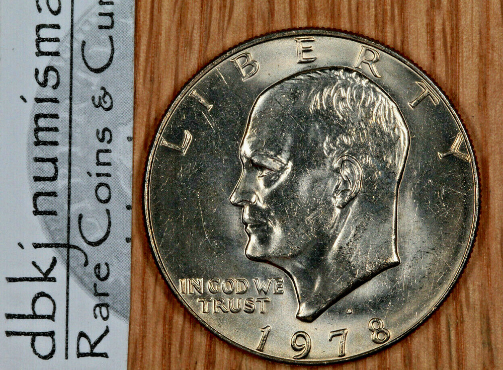 1978 D Eisenhower Ike $1 Dollar - BU - Choice Uncirculated