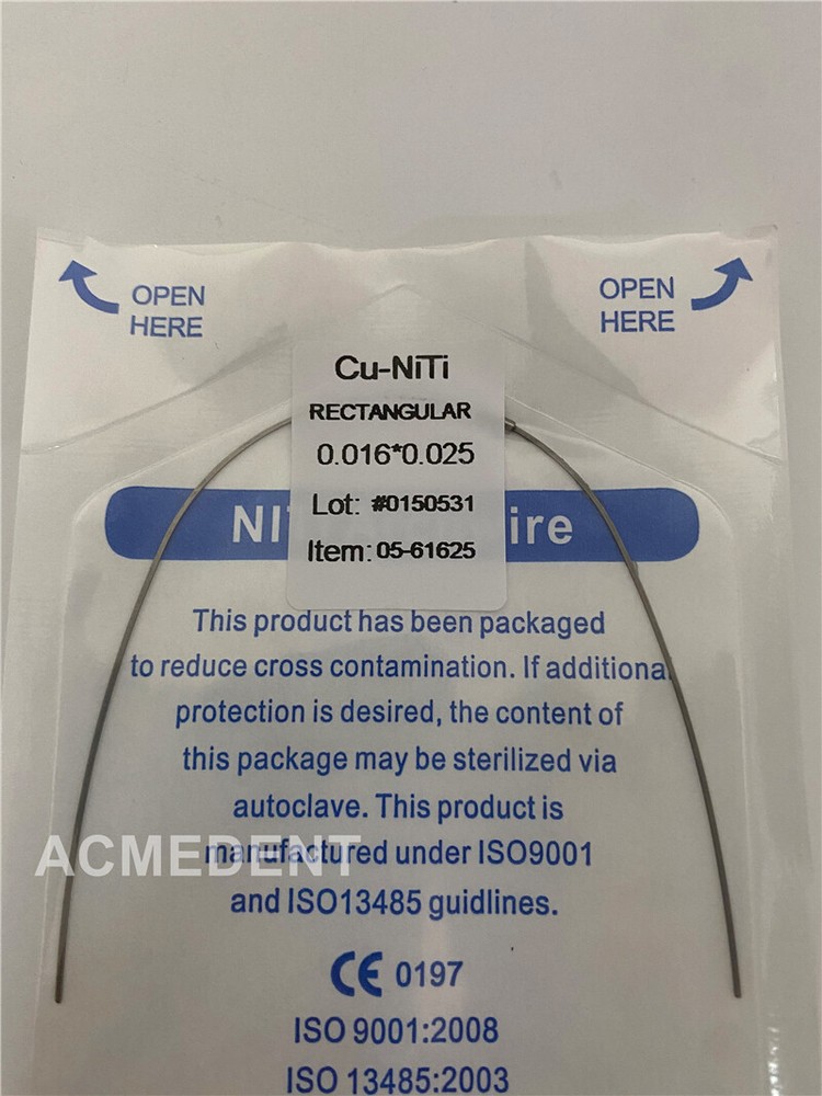5Pcs Dental Copper Niti Cu Wires Arch Ormco DAMON Q Rectangular Wire Stops