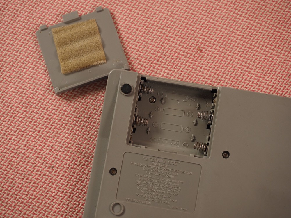 Franklin Computer Spelling Ace SA-98 Electronic Spell Checker 1987