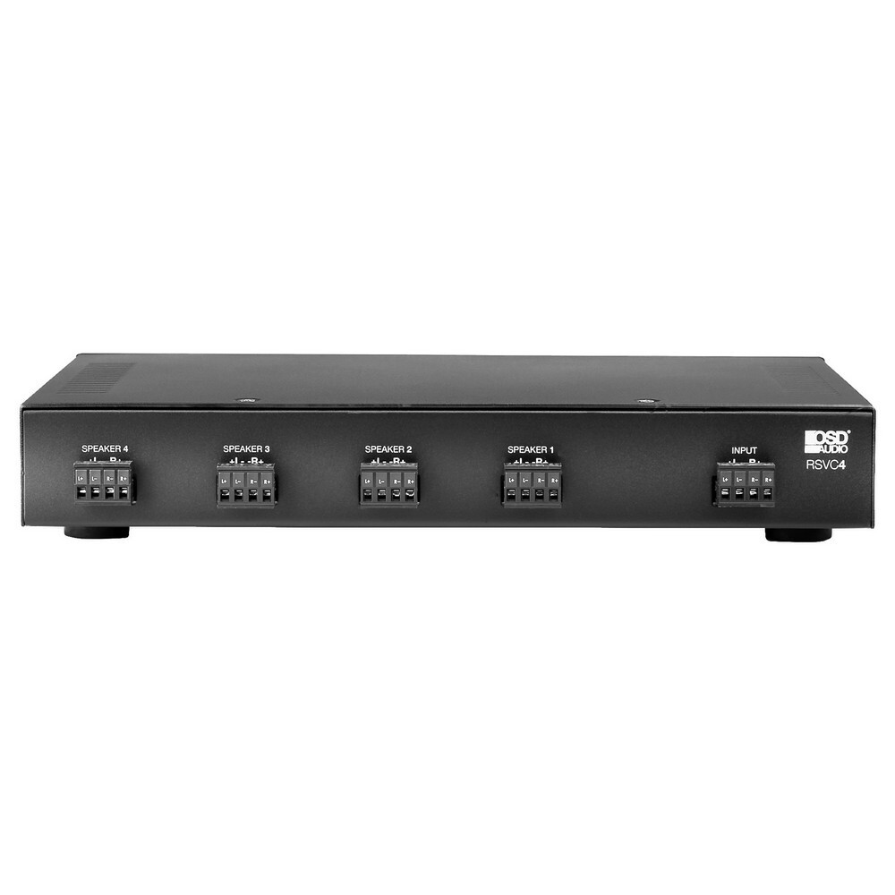 OSD 4 Zone Resistor-Based Speaker Selector w/ Volume Control - Home Audio, RSVC4