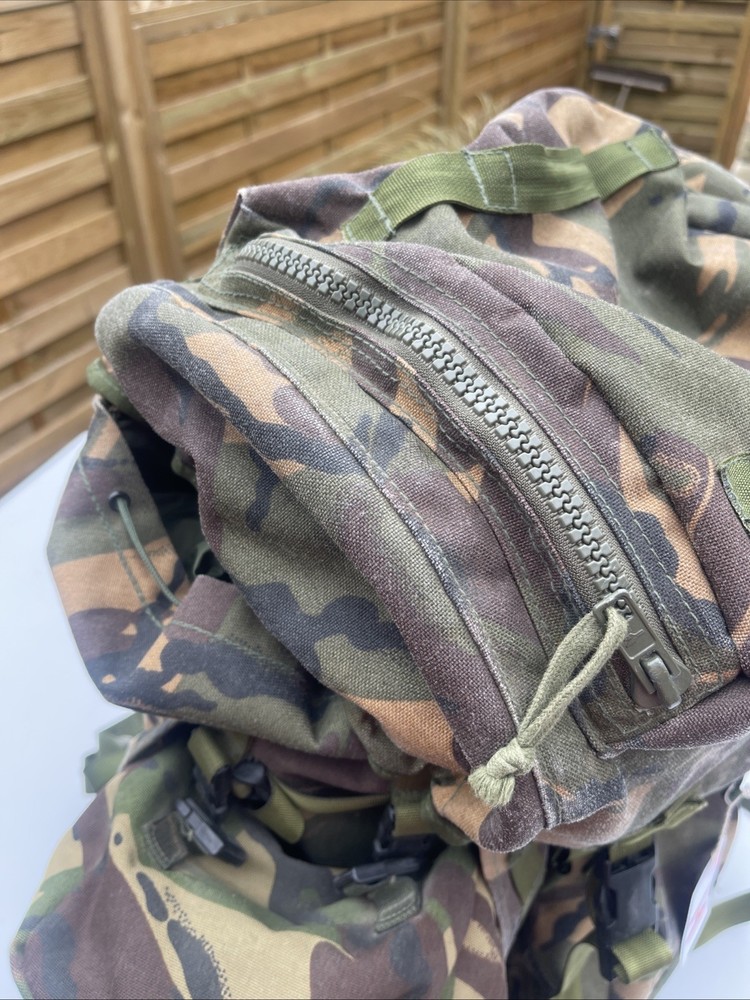 British Army Issue Rucksack + Frame Long Convoluted Back DPM + Side Pouches INF