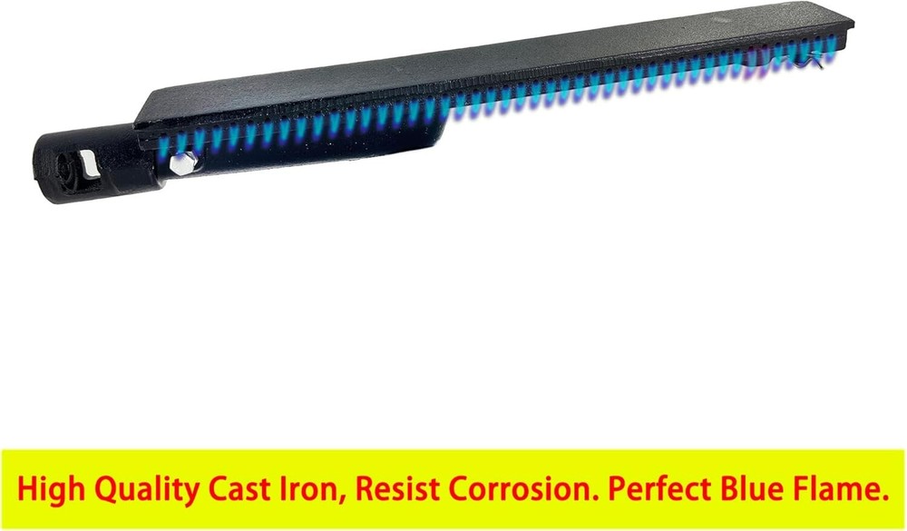 Durable 15 3/4 Inch Cast Iron Burner Replacement - 4-Pack for Various Models