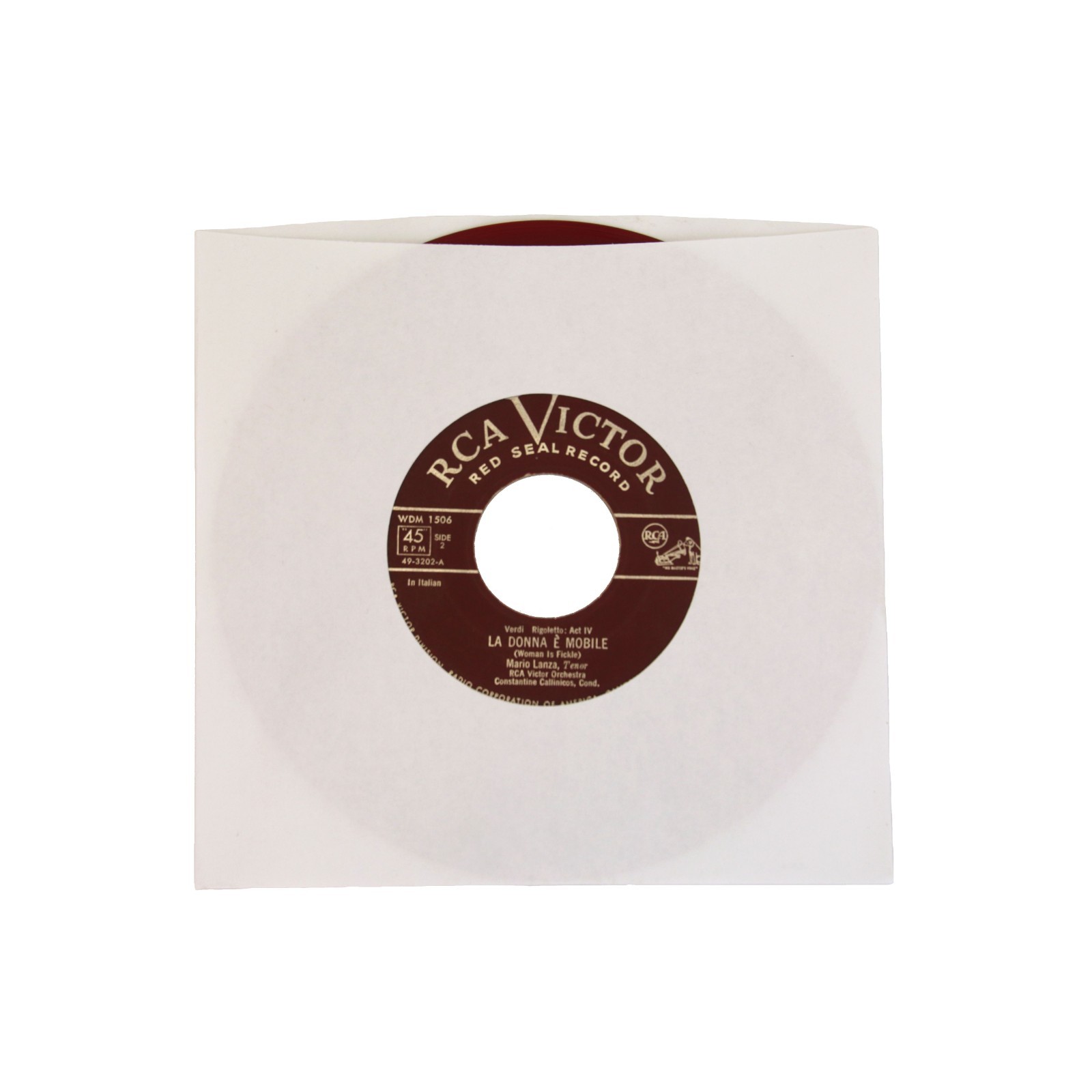 (2000) 7" Record Inner Sleeves - White ARCHIVAL Paper ACID FREE 45rpm - #07IW